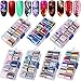 Produktbild 70 Rolls Transferfolie Nailart Nagelaufkleber Transfer folie Nägel Nagelfolie Aufkleber, Nailart Folie Transfer selbstklebend Nail Art Fittings Nagel Sticker Nagelfolien DIY Set