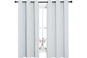 NICETOWN Thermal Insulated Grommet Room Darkening Curtains