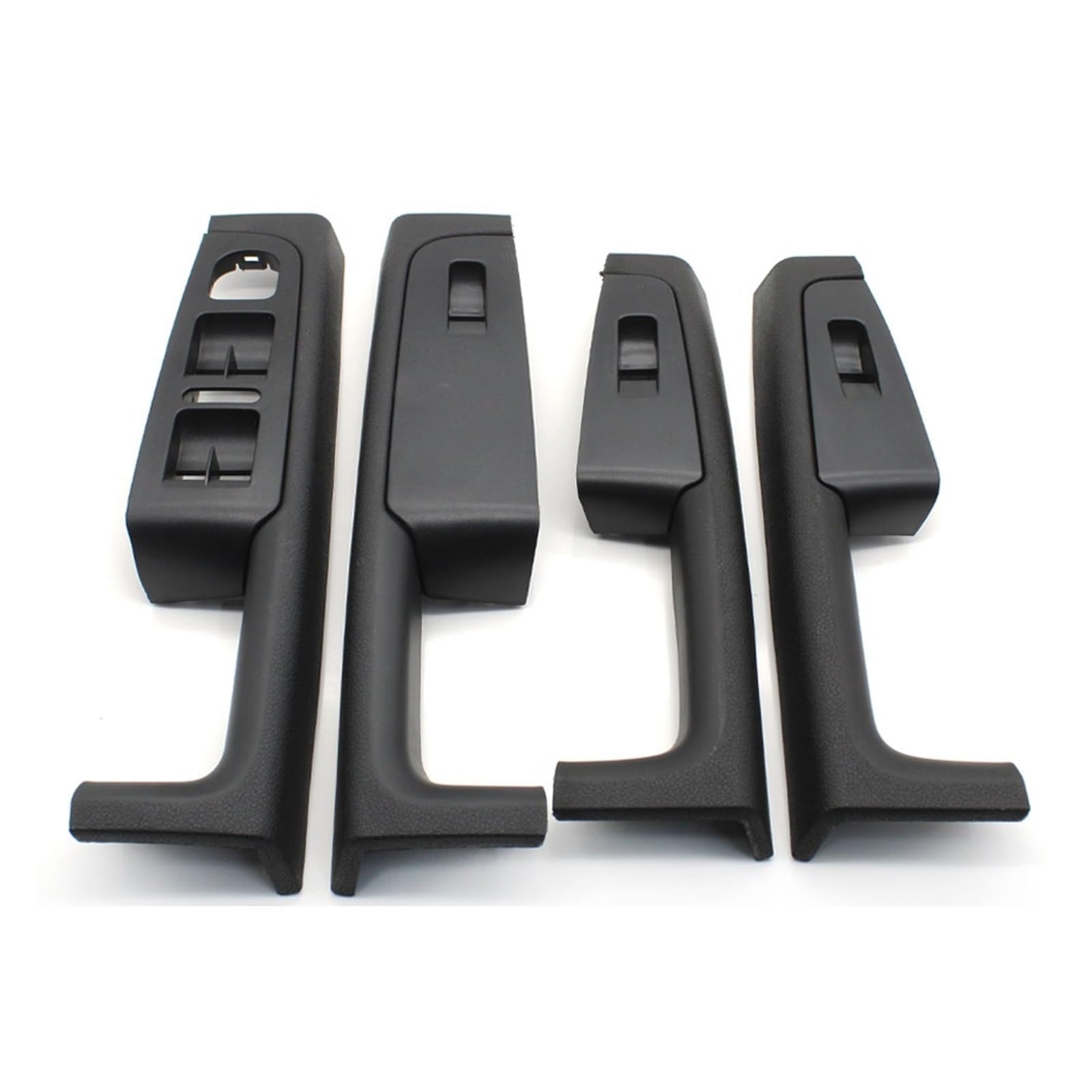 LSDSAAZA Interior Inner Handle Car Interior Front Rear Door Handle Armrest Frame Switch Control Panel Trim For Skoda For Superb 2008-2013(4PCS Black)