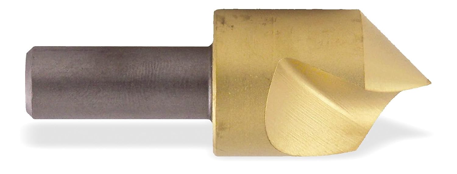 KEO 53102 HighSpeed Steel SingleEnd Countersink, TiN Coated, Single