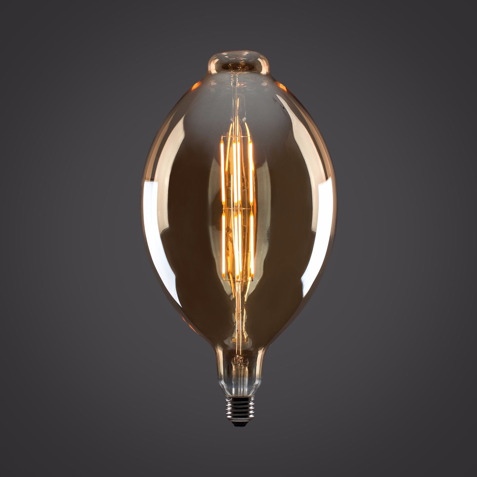 Vintage LED Bulbs Industrial Filament Edison Radio Valve Lightbulb Lamp Amber A+ (28. 8W E27 Amber XXL Bulb, 1) โ image 1