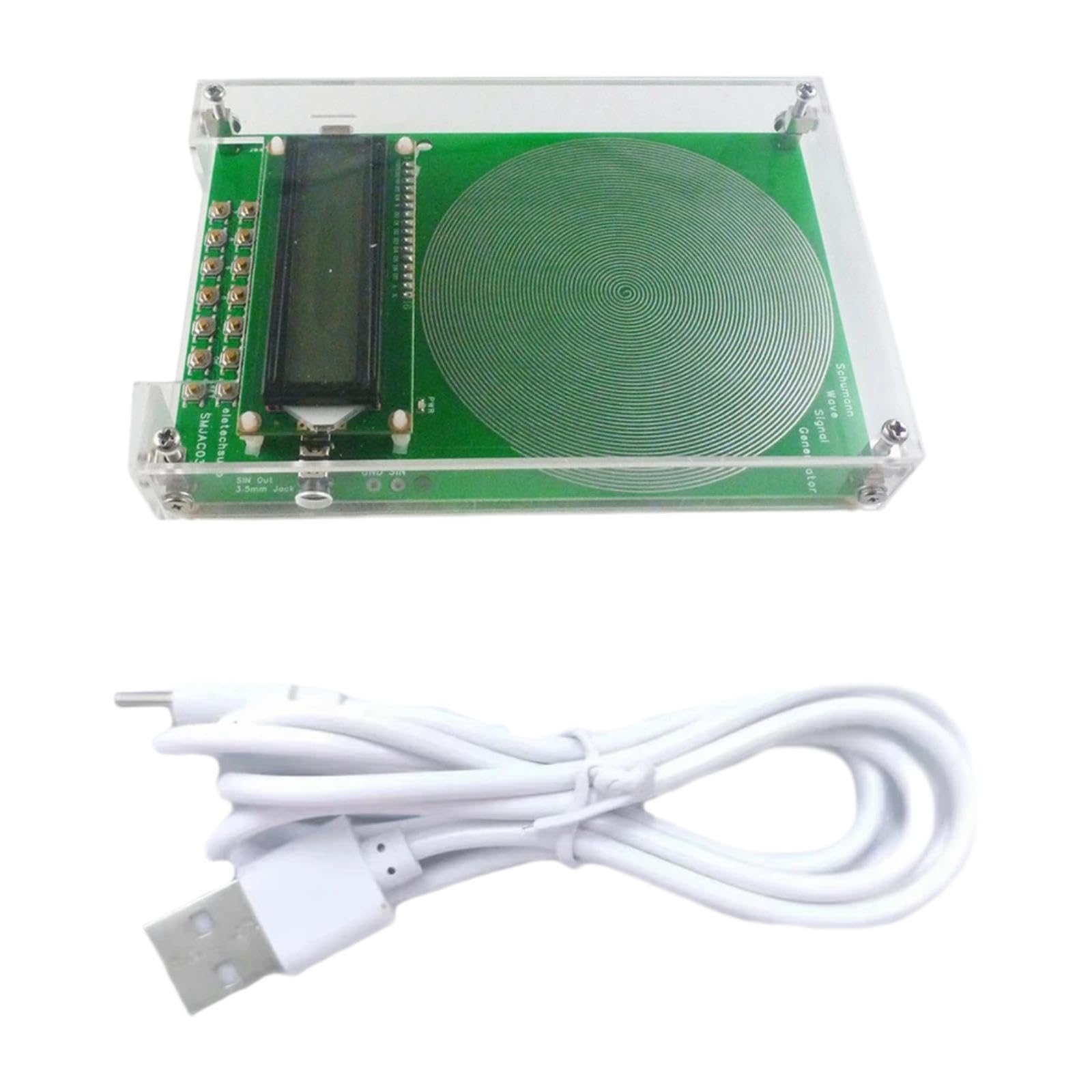 Professional Schumann Generator Easy to Use Green Low Frequency DC 5V 7.83Hz-picture-23