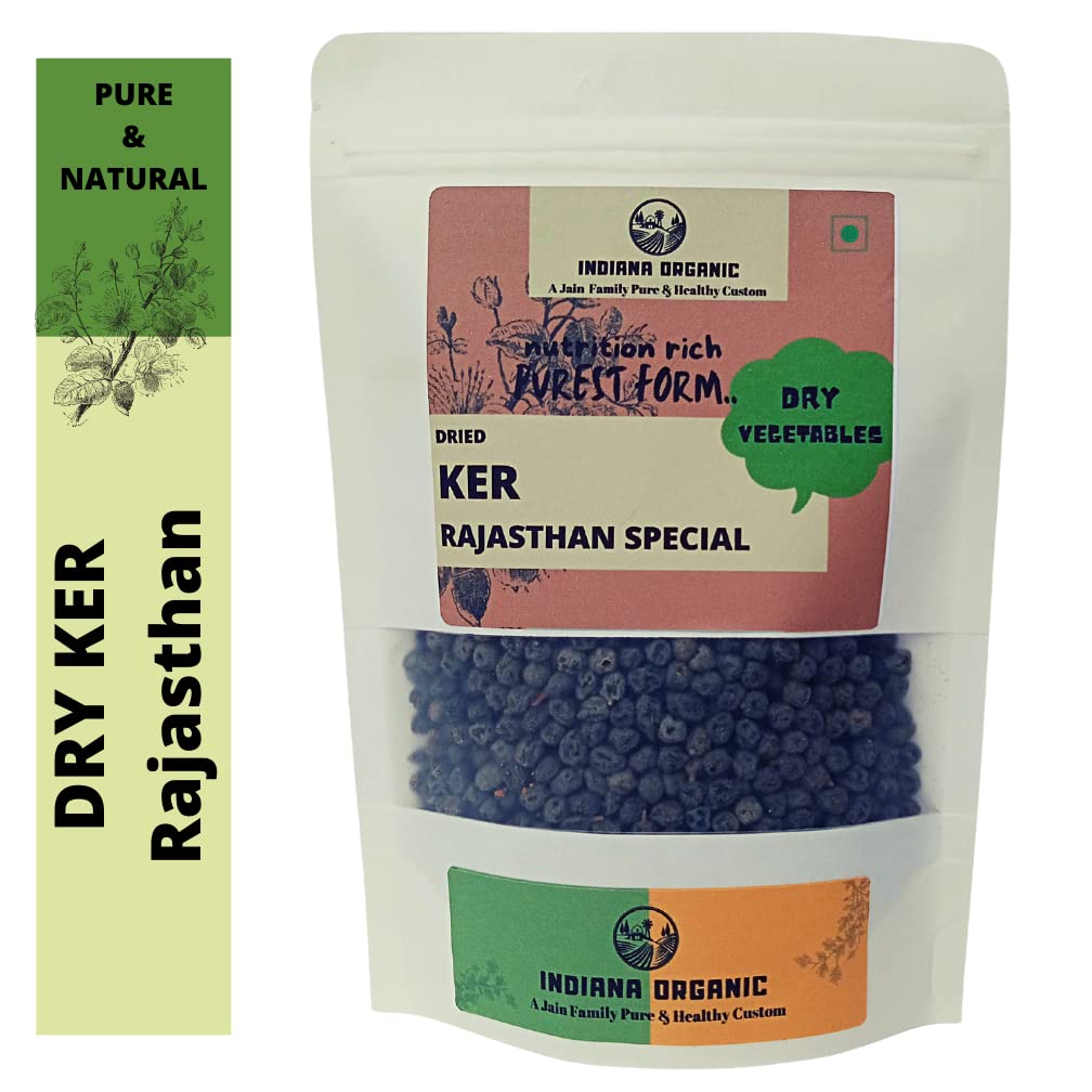 Indiana Organic - Barik ker 200 g | small size ker for ker sangri panchkutta.