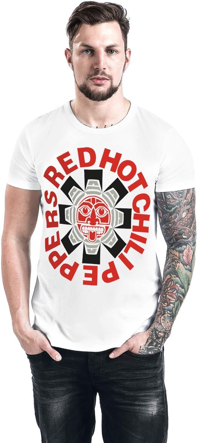 Amazon | [Red Hot Chili Peppers] T Shirt Aztec Band Logo 新しい