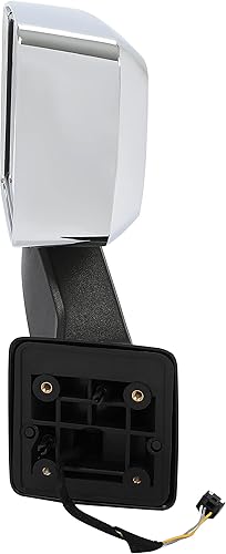 Miniatura 2 de HECASA Espejo izquierdo compatible con Hummer H3  H3T 2006-2010, espejo de remolque de repuesto para espejo lateral eléctrico 20836085 plateado +