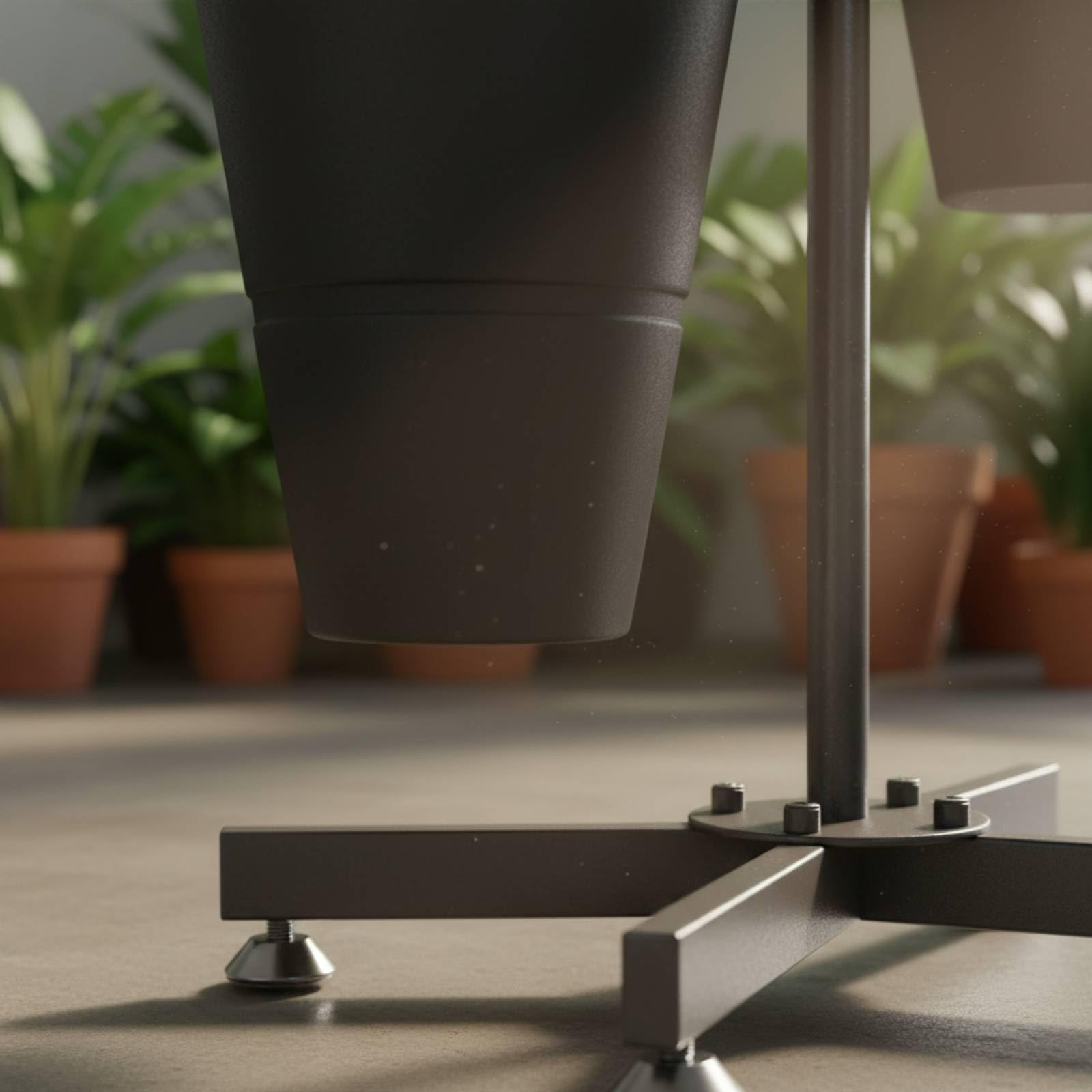 Espositore per Fiori Supporto Vaso Portafiori Scaffale Metallo Struttura in Ripiani a Gradini per Maggiore Profondità Visiva Adatto per Matrimoni Negozi di , Bianco , Unica