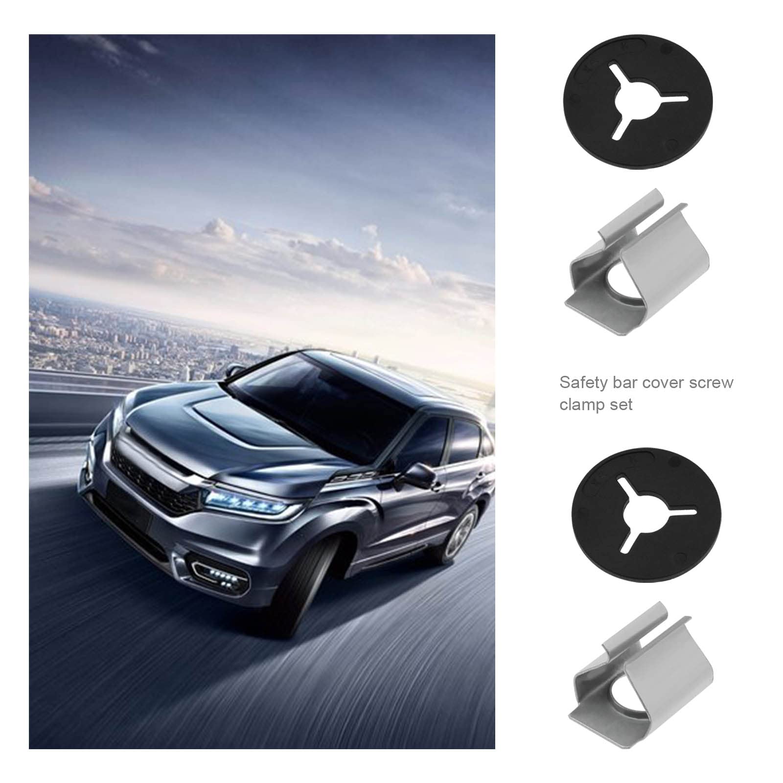 Create idea Set of 4 Car Bumper Cover Holder Clip Screws Bolts 