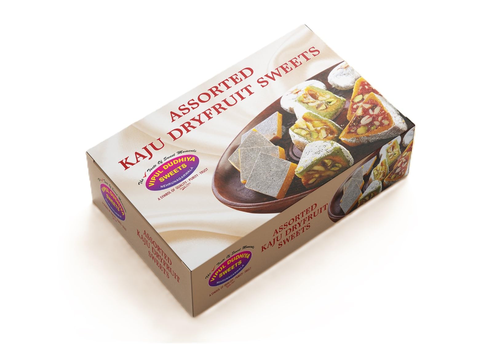 VIPUL DUDHIYA SWEETS Kaju Mix Assorted | Authentic Indian Cashew Sweet | Fresh and Healthy Cashew Nuts || Kaju Sweets || Kaju Burfi (KAJU MIX ASSORTED - 500GM) (B0D8FV1YZY) Amazon Price History, Amazon Price Tracker