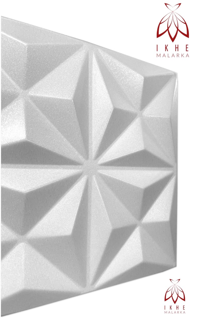 Pannelli 3D Per Pareti Decori Rivestimenti Per Pareti Per Soffitti MATERIALE POLISTIROLO TIPO Styropor Spessore 3mm 8 Pezzi 2m2 Merkur Black 86194463 - Foto 6