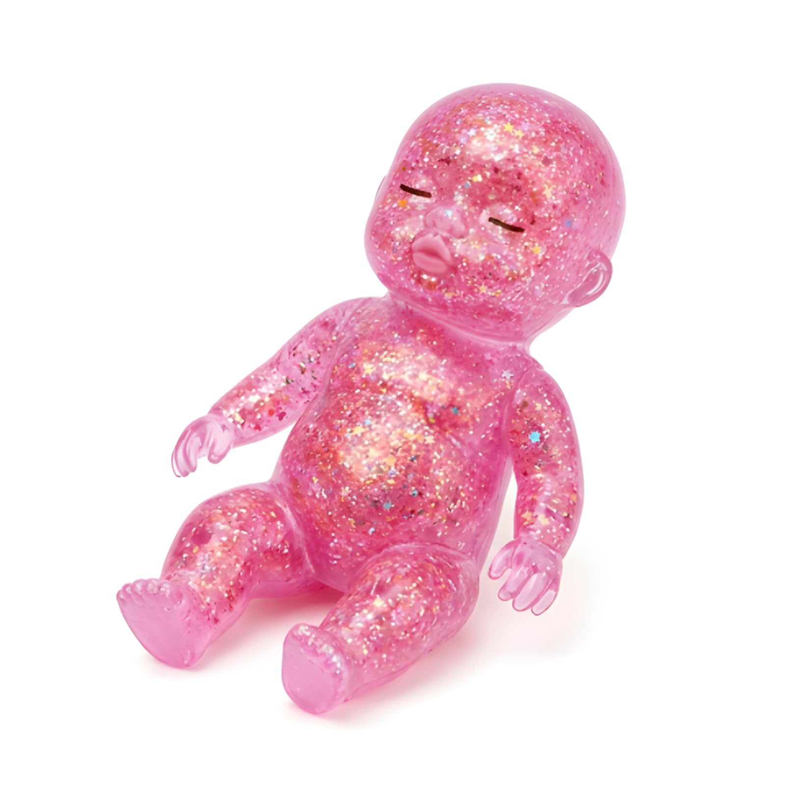 Sugar Squishy, Pink Doll Ornament, Squishy Tool for Office Desk Stress Relieve, Pink Ugly Doll Squeeze