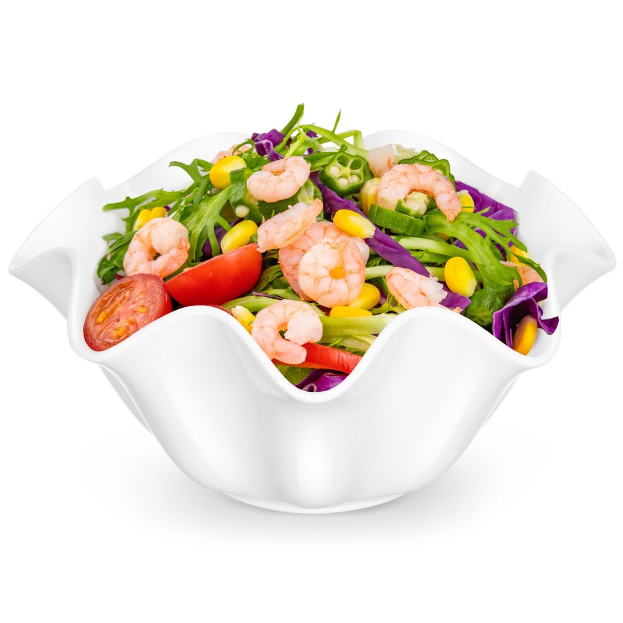 CALLARON Bol de service en céramique en forme de fleur, plat d'accompagnement en porcelaine pour assaisonnement japonais pour sauce soja, ketchup, apéritif, barbecue, collation, soupe, riz, 21,1 cm en