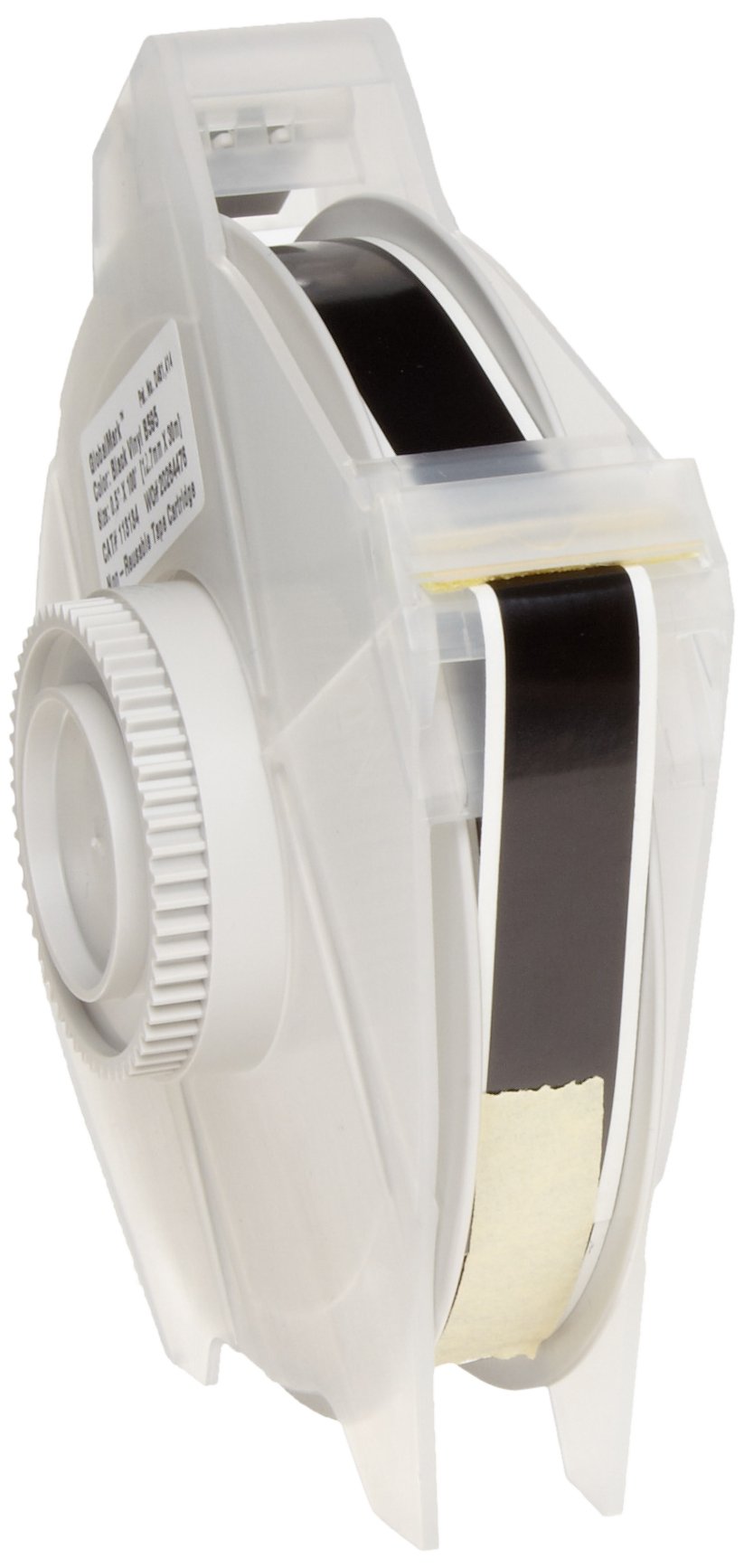 Brady 113134 GlobalMark 100 pies de largo x 0.5 pulgadas de ancho, vinilo B-595, cinta negra para interiores y exteriores