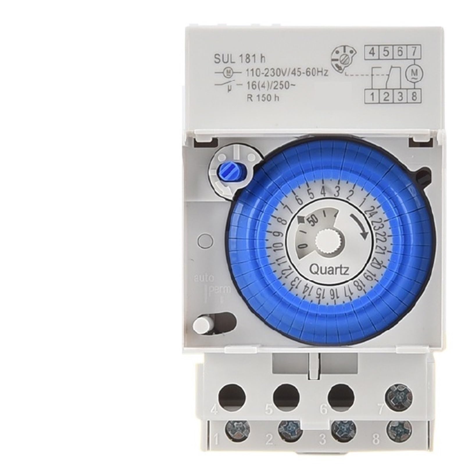 SUL181 Mechanical 24 Hour Timer Switch 220V AC 16A Programmable Street Light Controller(SUL181d)