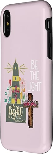 Miniatura 5 de Funda para iPhone 1212 Pro Be a Light for all the See Matthew 516 Faro Cristiano