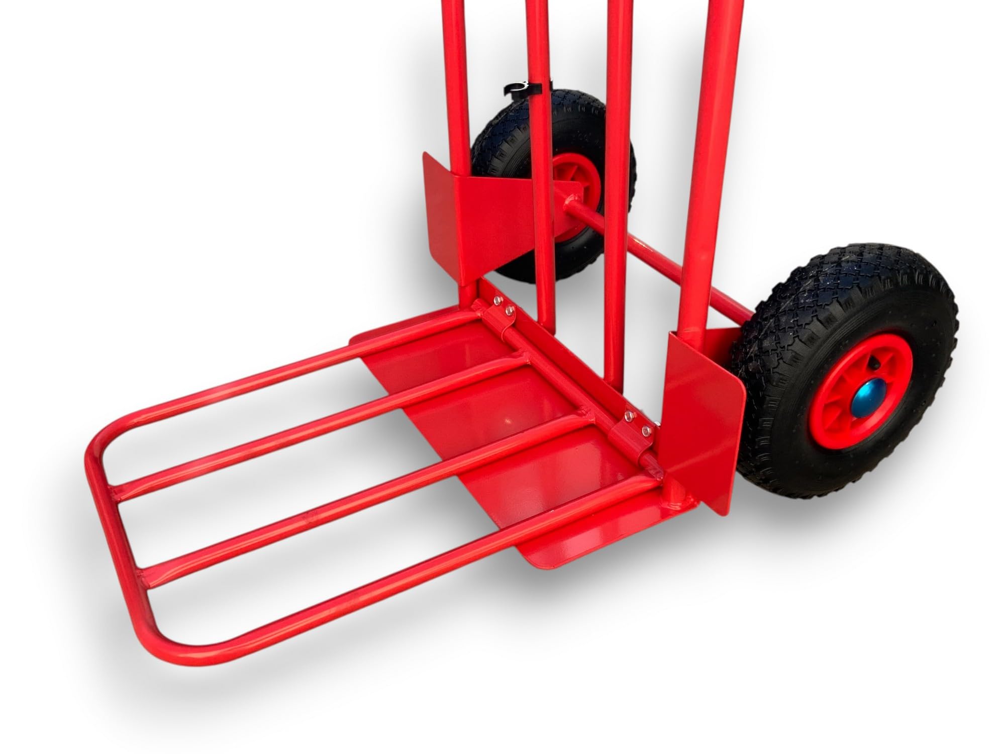 Kibros Chariot Diable manutention 180 kg Plateau pivotant Roues gonflables | Charge 180 kg, plateau pivotant repliable, roues gonflables Ø 260 mm, déménagement transport manutention.