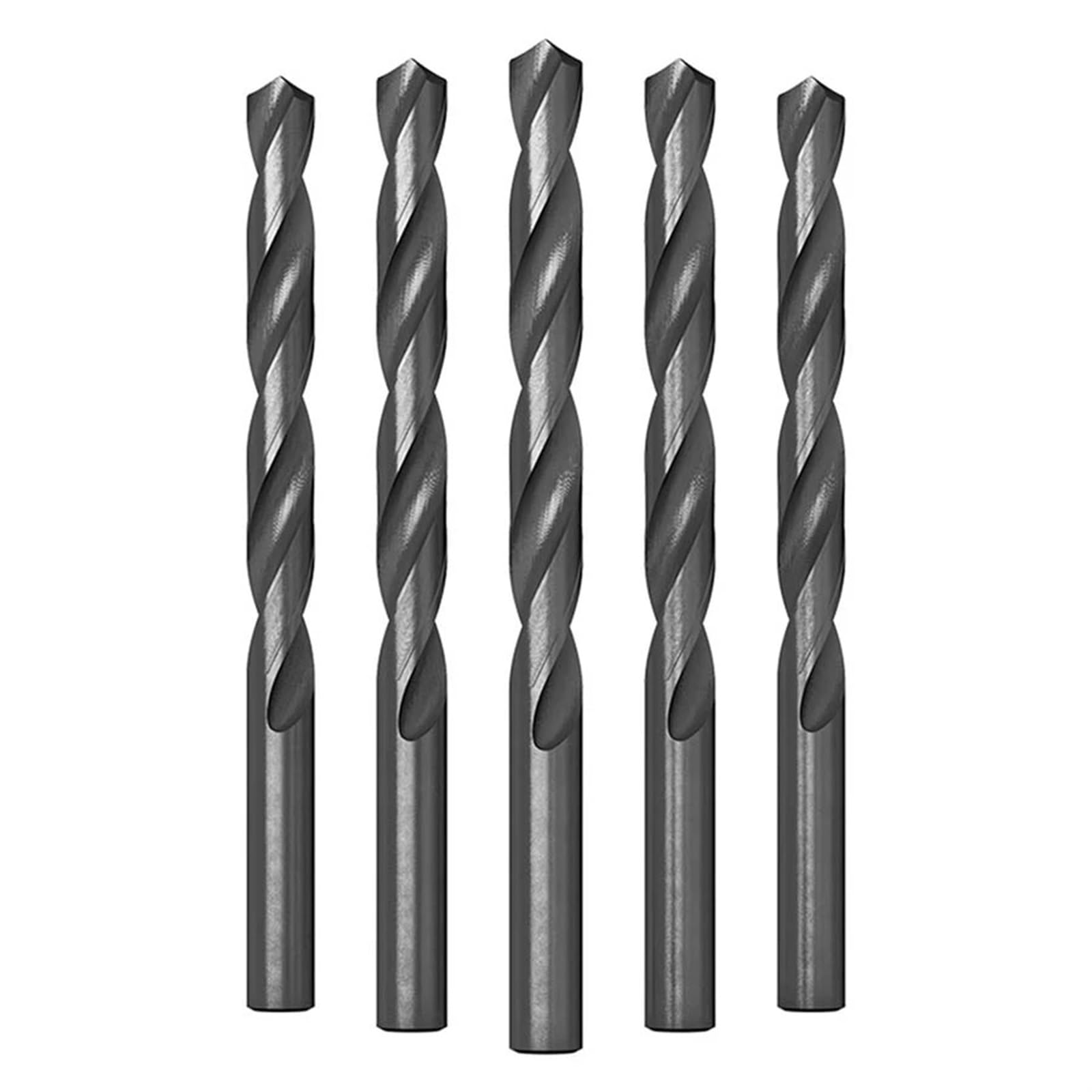 4341 Broca helicoidal de acero de alta velocidad, broca de vástago recto, broca helicoidal de alta dureza, cortador de perforación de carpintería de plástico, 1/2 piezas(9mm 1pcs)