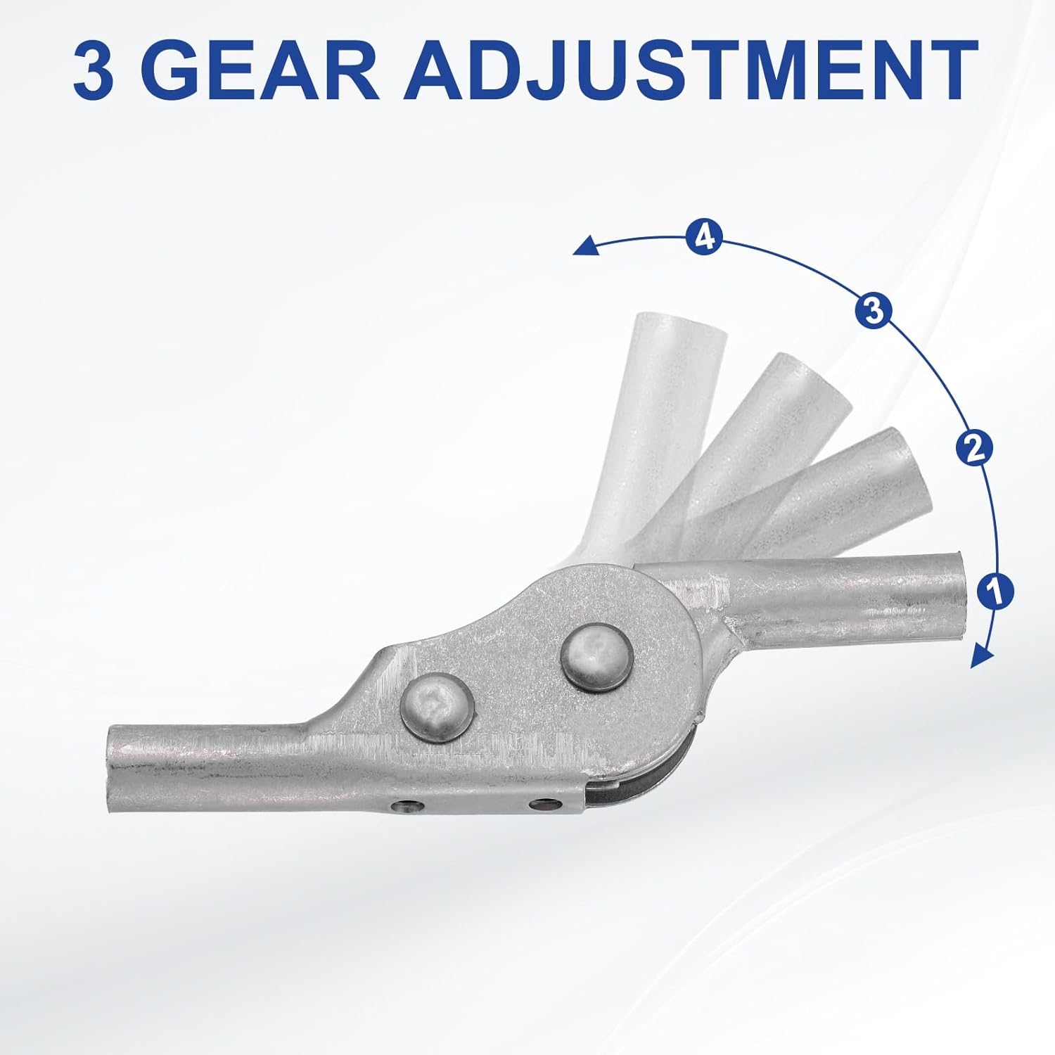 uxcell 2Pcs Adjustable Sofa Hinge, 90 Degree Reverse 3 Gear Support Joint Folding Table Brackets Furniture Replacement Parts for Sofas and Outdoor Beach Chairs