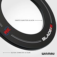 Vista 4 de Winmau Pro-Line Marco Circular para Diana de Dardos Profesional