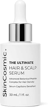 SkinCosmic Ultimate Hair and Scalp Serum | Liposomal Multi Peptide Serum For Hair Loss, Promotes Hair Density | Anagain, Baicapil, Capixyl, Procapil, Redensyl, Rosemary, Saw Palmetto & Caffeine. 30ml