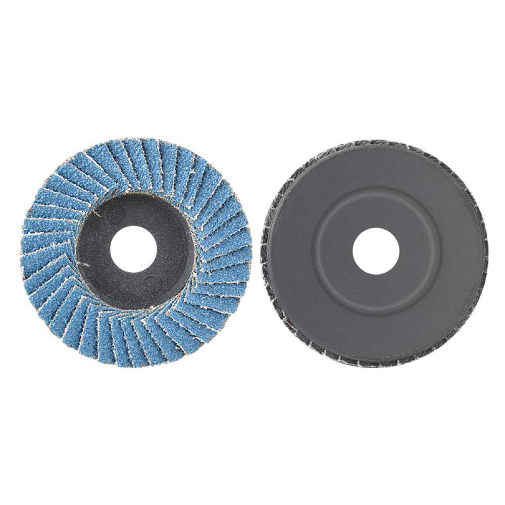 Sanding Wheel 5pcs 2inch 50mm Flap Polishing Disc Grinding Wheel Blade for Angle Grinder 80 Grit Abrasive Tool Sanding Disc-_5pcs Blue