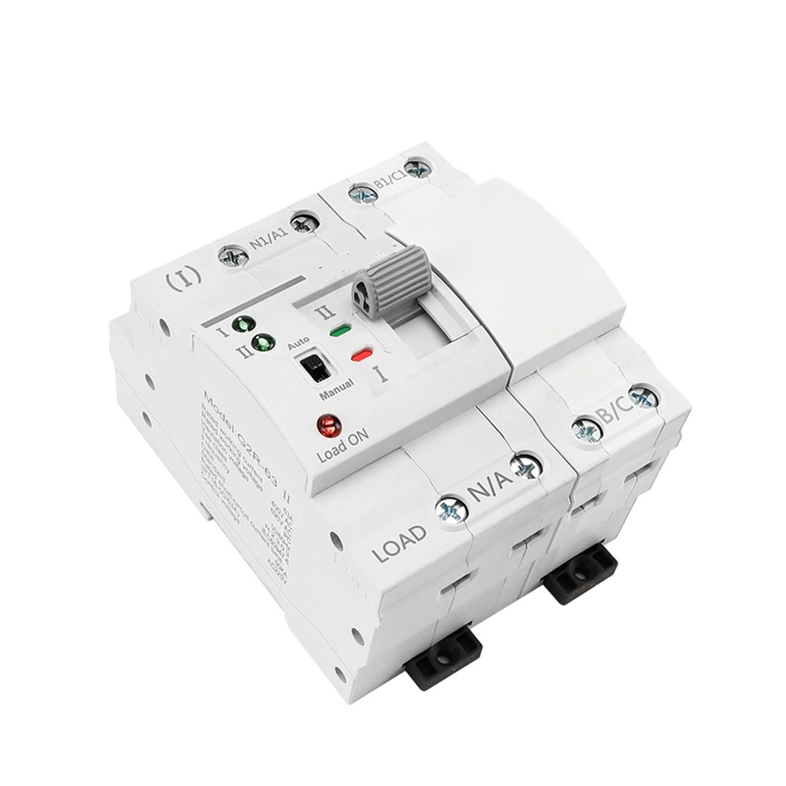 Commutateur de transfert automatique à double puis G2R Din Rail 2P 4P ATS double puissance commutateur de transfert automatique commutateurs électriques alimentation ininterrompue 25A 40 63A ( Size :
