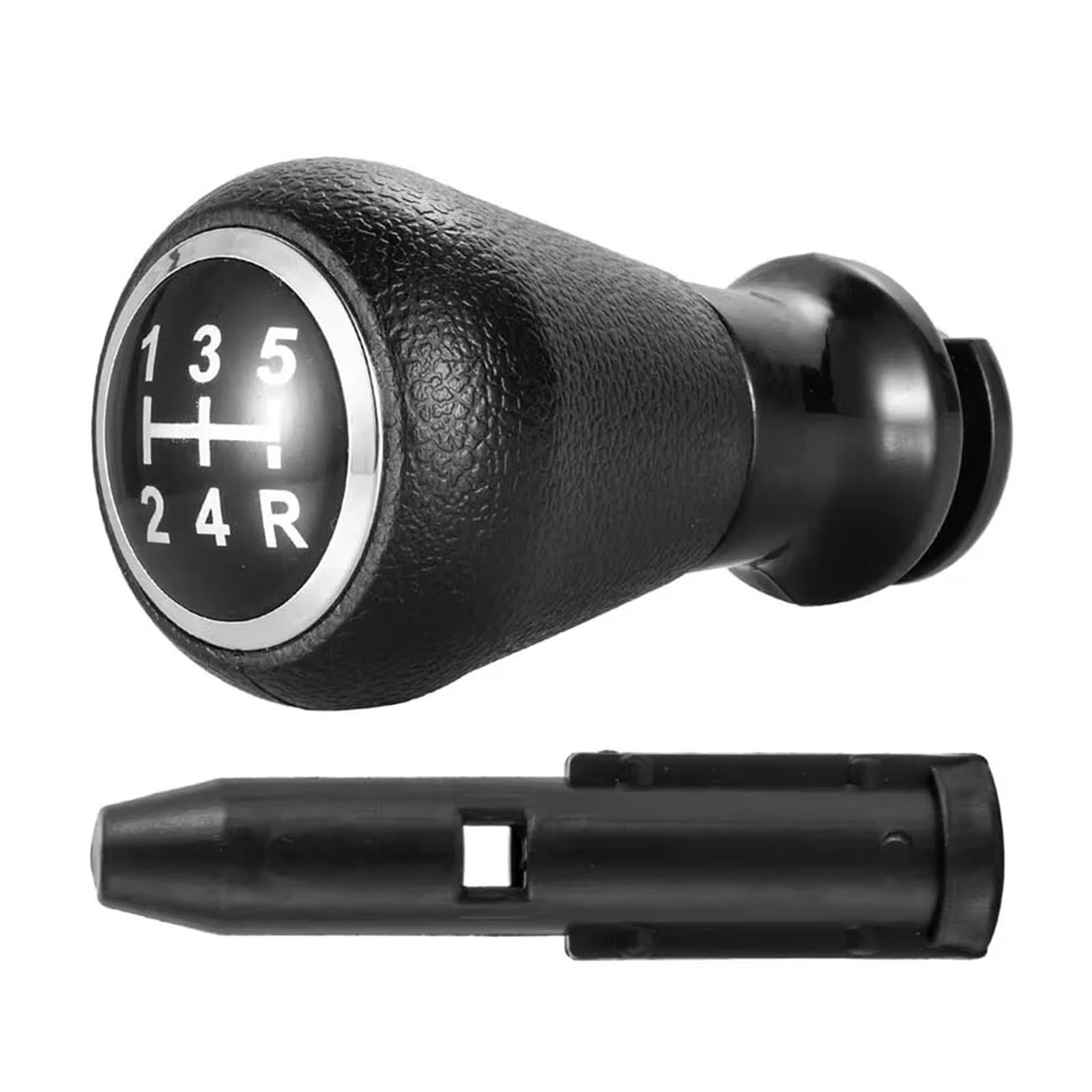 GHQFROP Transmission Gear Shift Knob for Citroen for C1 for C3 for C4 Manual Transmission Auto Gear Shift Knob Car Interior Car Gear Stick Knob(Black)