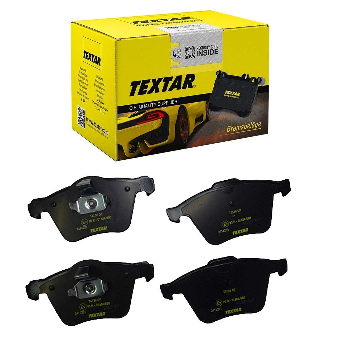 Textar2414201 Brake Pad Set, disc brake