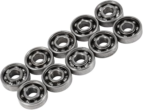 Amazon Co Jp ベアリング 内径8 外径22 幅7mm ミニチュアベアリング ボールベアリング 軸受鋼 10個 産業 研究開発用品
