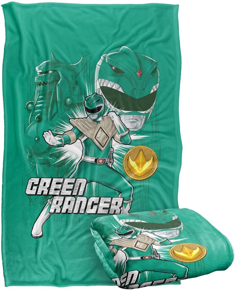 Amazon.com: Power Rangers Green Ranger Silky Touch Super Soft Throw ...