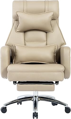 Office Executive Chair,Computer Gaming Office Chair, High Back Adjustable Managerial Home Desk Chair, Swivel Computer PU Leather Chair with Lumbar