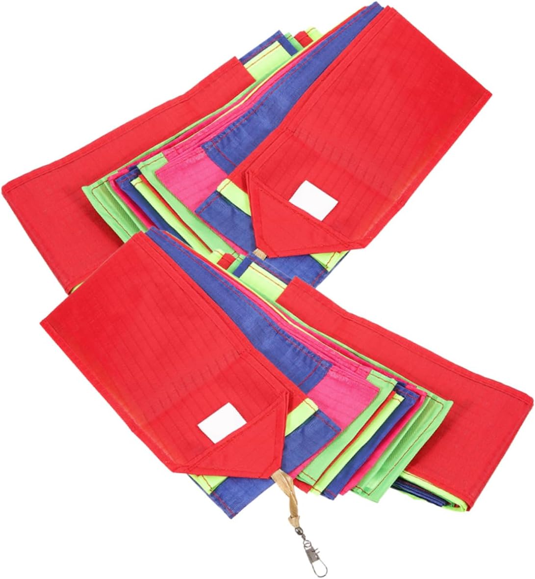 BESPORTBLE 8pcs Colorful Rainbow Kite Tail Streamer for Eye-catching Kite Flying Decoration for Accessories and Activities