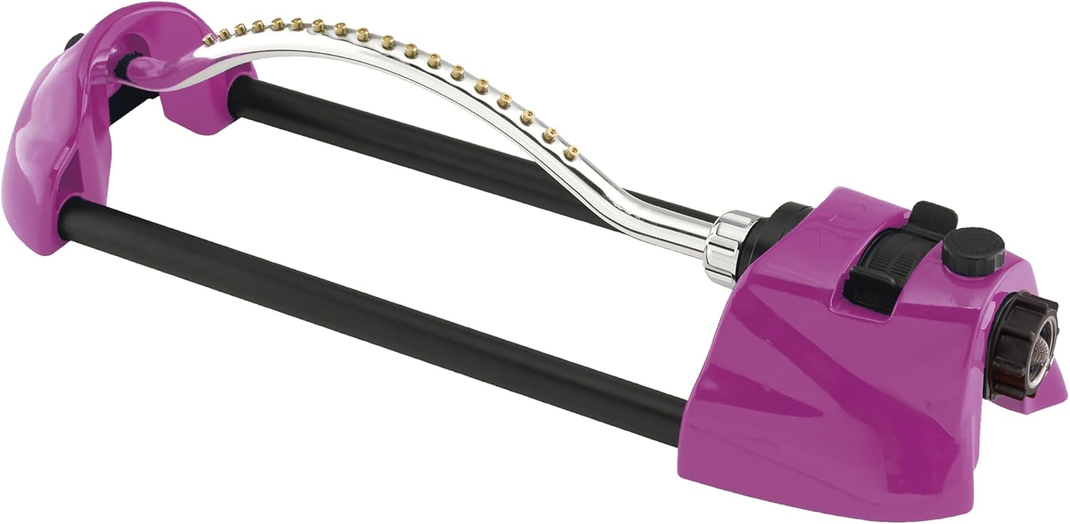 Dramm 15001 ColorStorm Premium Metal Brass Nozzle Jets, Yellow Oscillating Sprinkler