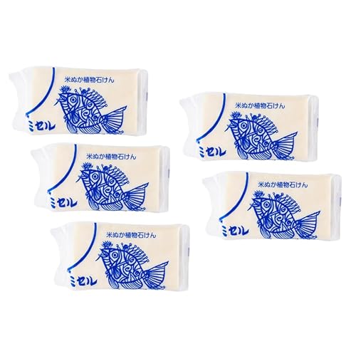 米ぬか植物石けん 5個セット 5個 せっけん 石鹸 固形 洗剤 洗濯 洗濯石けん 無香料 手作業 掃除 食器 食器洗い 日用品 愛知県 豊橋市 10000円