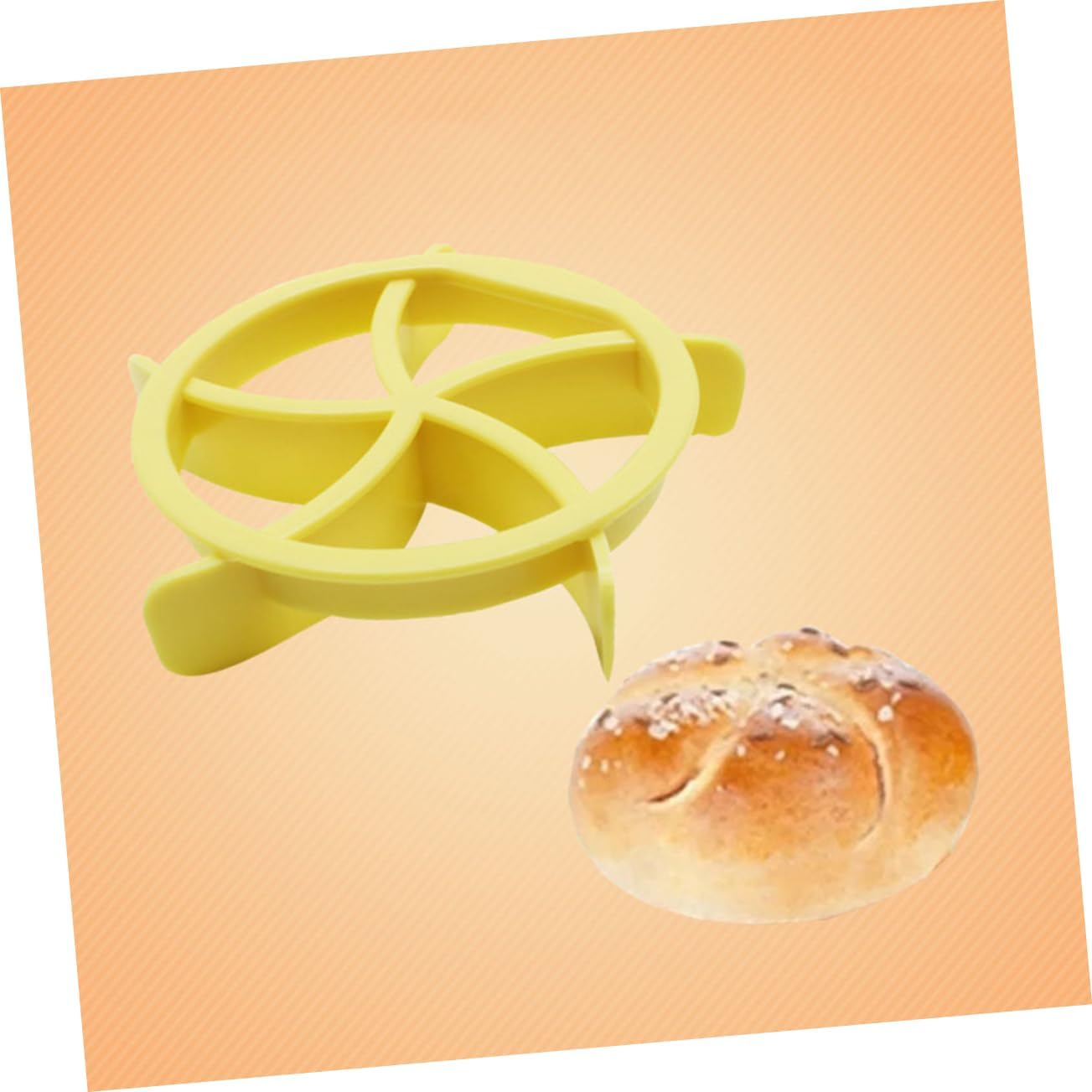 Garneck 12pcs Bread Press Molds for Baking Round Pastry Cutter for Homemade Bread Rolls Non-stick Tool for Creative Shapes for Cookies and Fondant Crafting