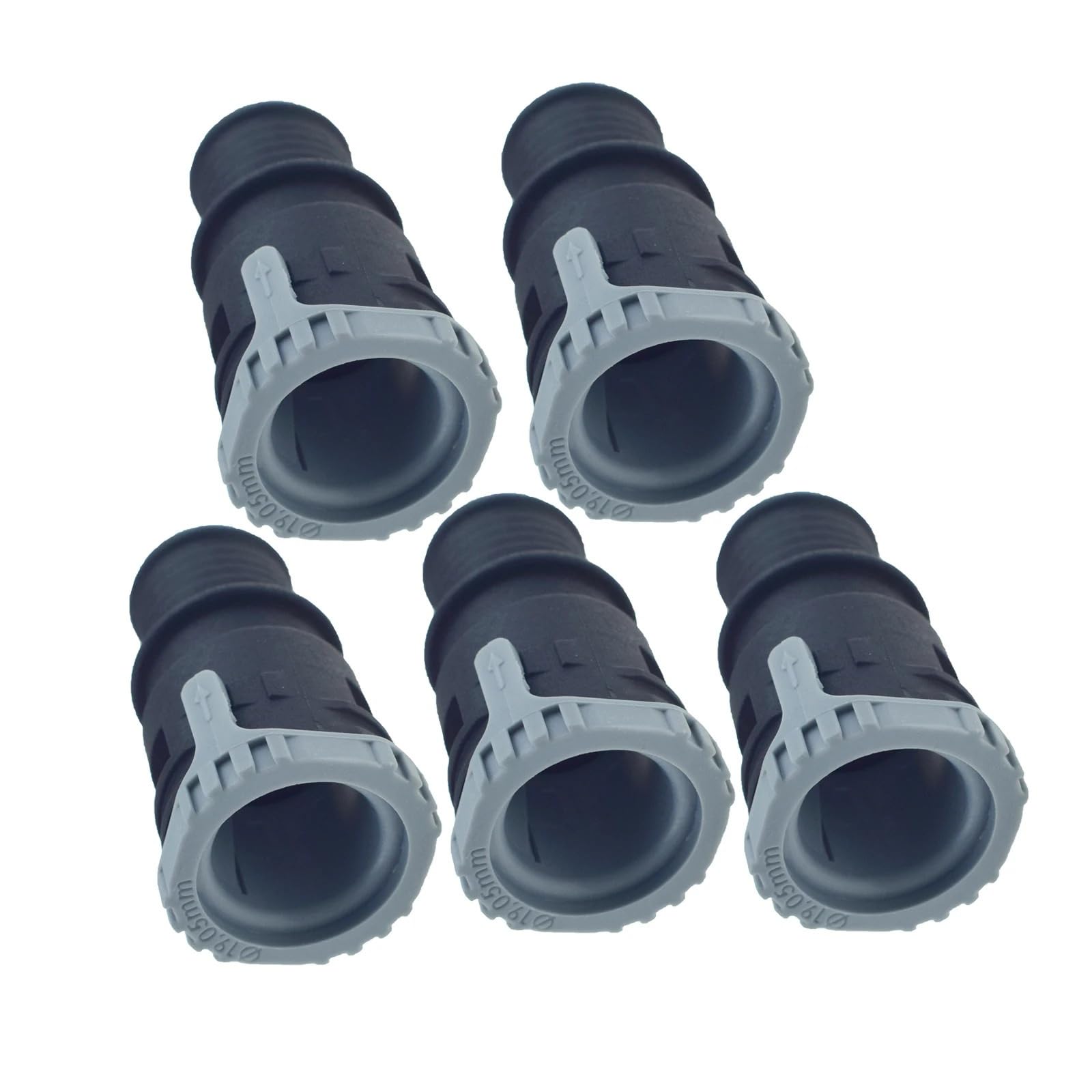 Sjniosn 5Pcs 1/2/ Heater Hose Connector 19.05Mm Fit For Ford Focus 2 2012 2013 2014 2015 2016 Escape/Kuga 2.0L Ecoboost 2013-2016 1495393(5Pcs)