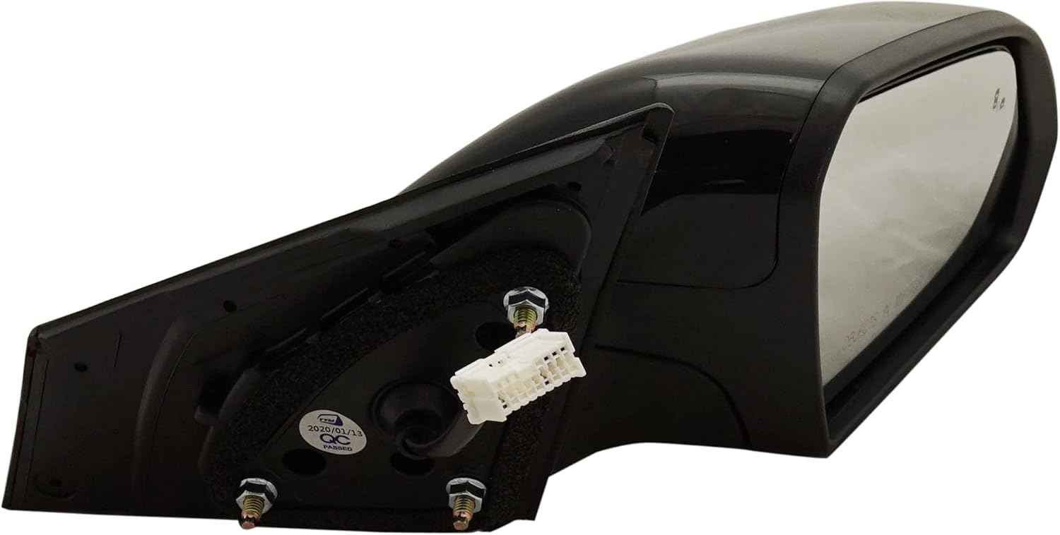 Garage-Pro Passenger Side Power Non-Heated Mirror for Hyundai Sonata 2018-2019 With Blind Spot Monitor; Without Memory Paintable