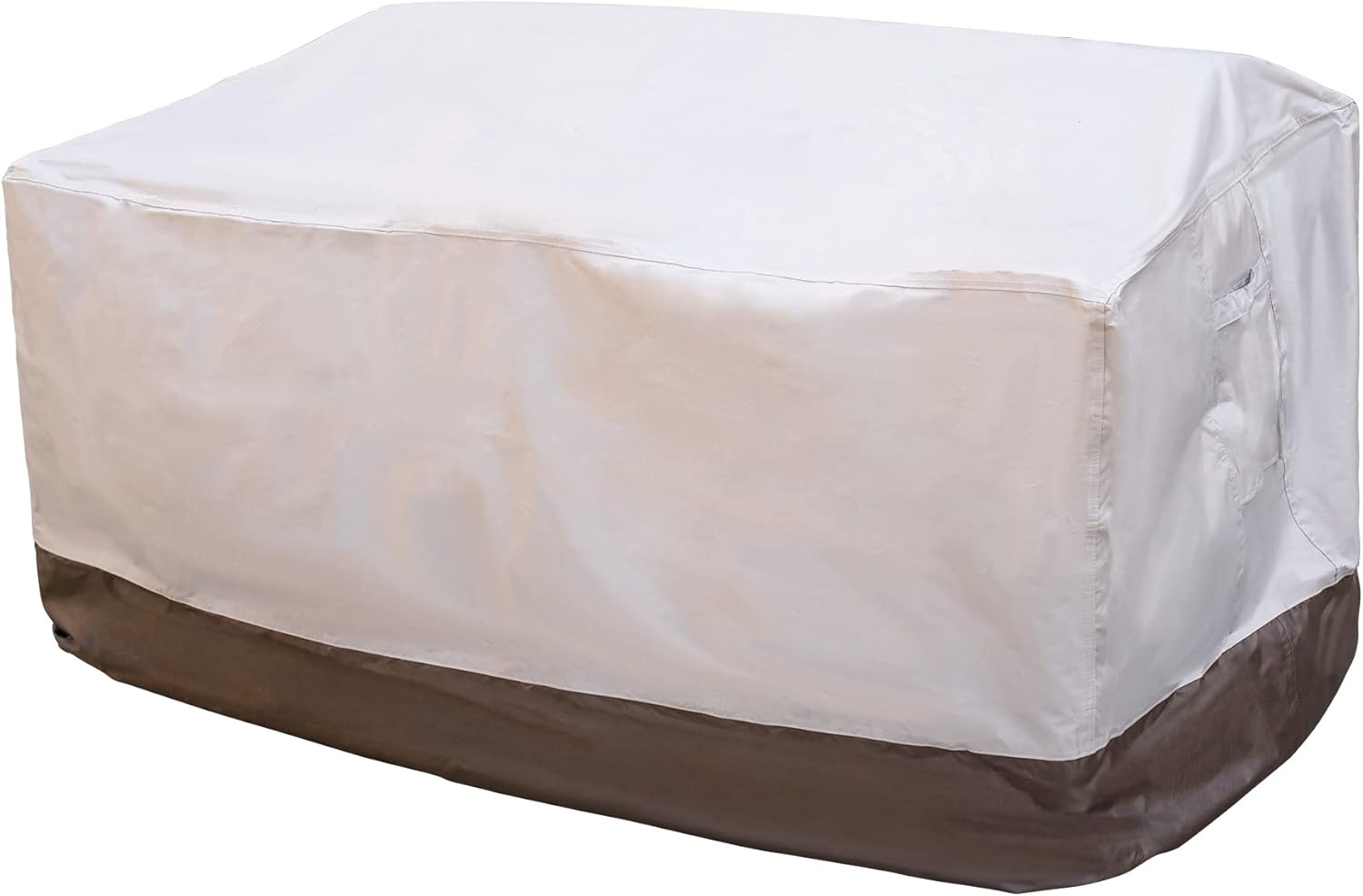 ovios Patio Furniture Cover, Water Repellent, Universal Fit for Sectional Sofa Set, Chairs, Tables, 59'' L x 31'' W x 29'' H, Beige-Brown