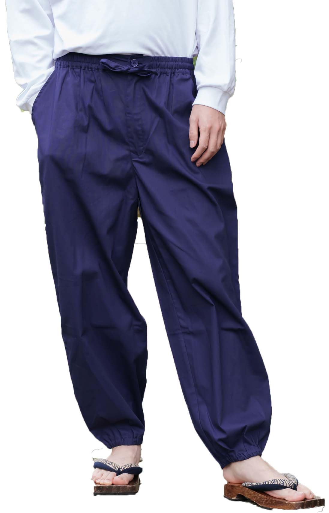 Yurakuan Work Pants, Navy, 100% Cotton