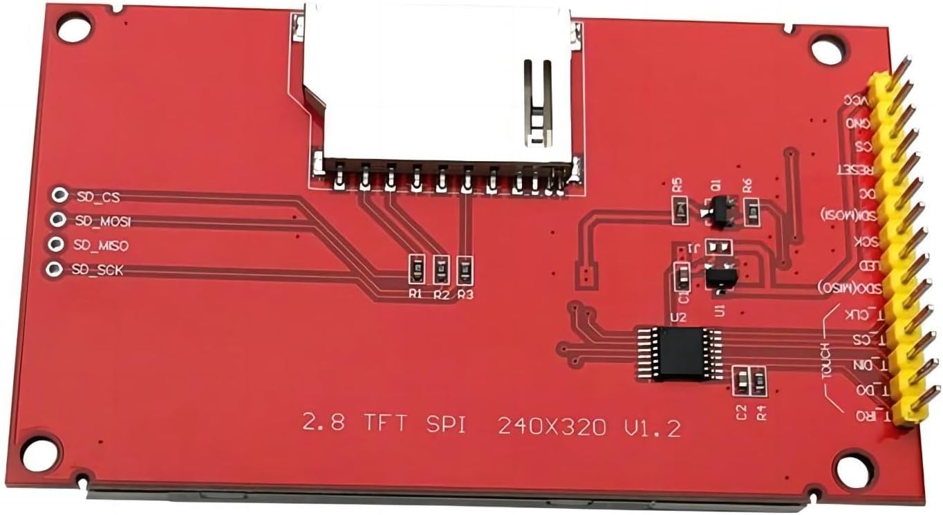 WWZMDiB TFT LCD Touch Display Module SPI Interface for Arduino (2.8", 320x240, ILI9341)