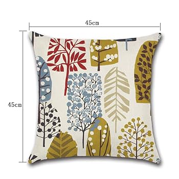 Amazon.co.jp: クッションカバー 45×45 セット 4枚セット 座布団