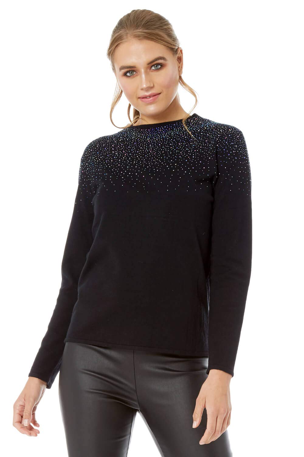 Roman Originalsdiamante Jumper For Women Uk Ladies Sparkly Glitter