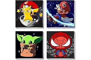 4 Pack Paint by Numbers for Kids 9-12: Unleash Their Creativity!