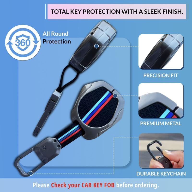 Image of NEODRIFT 'KeyShield' Car Key Cover for Maruti Suzuki Ciaz (Shape 1, 02 Buttons) (Durable, Stylish, and 360 Protection)