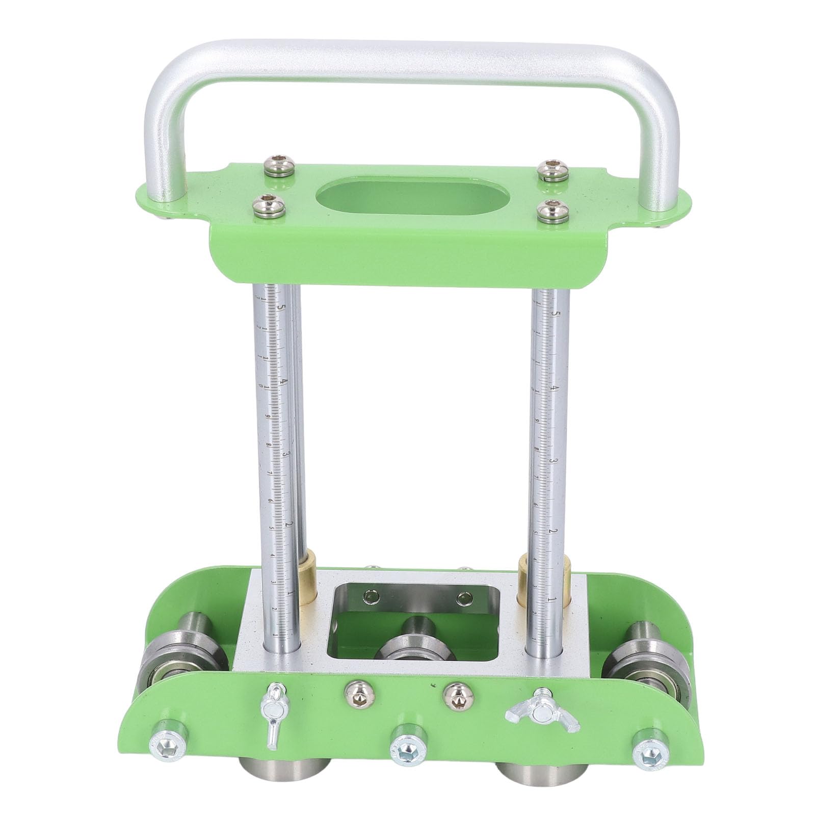 2 Station Sheet Metal Bender Lightweight Manual Roofing Bending Tool, 0 to 90 Degree, Grade for Kiosks Rain Guards, Speed Steel and Aluminum Alloy Construction