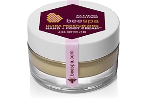 Beespa Hand, Foot Cream- Anti-Aging, Dry-Cracked Feet Hands Beeswax Shea Butter