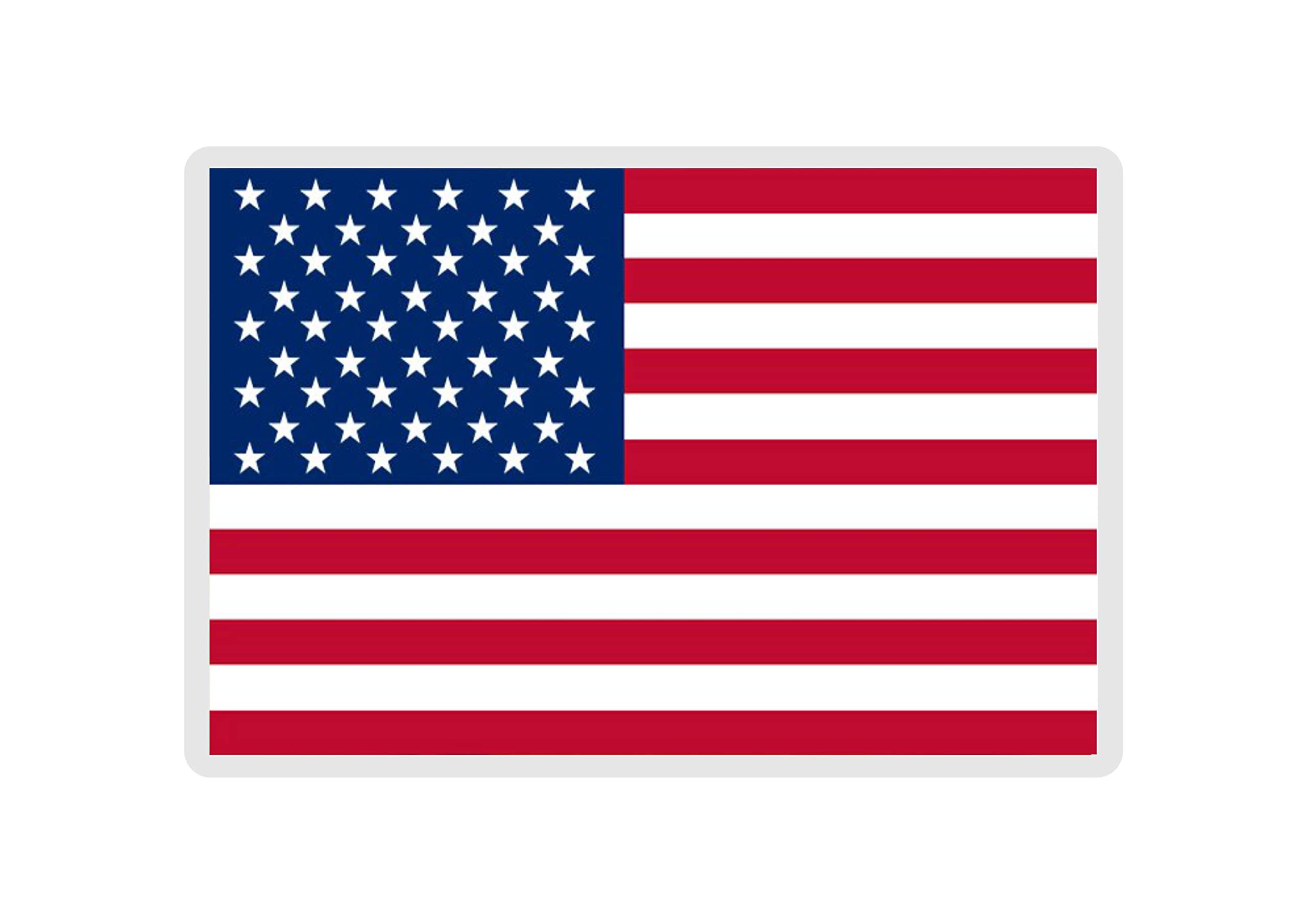 Decalarama American Flag Fridge Magnet Gift - Cute United States Of America (Usa) Novelty Birthday Present