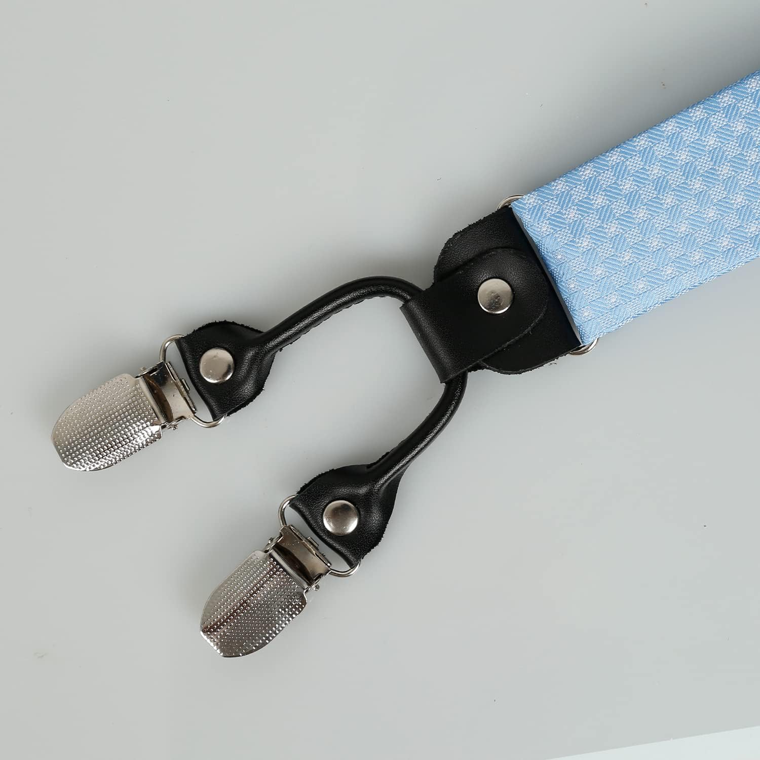 Alizeal Paisley Suspenders and Self Tied Bow Tie for Men with Pocket Square Set - Image 7