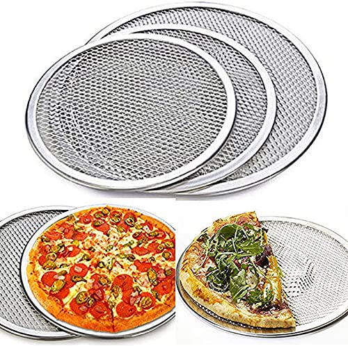 Écran à pizza WSHA avec filet antiadhésif en aluminium pour une cuisson rapide