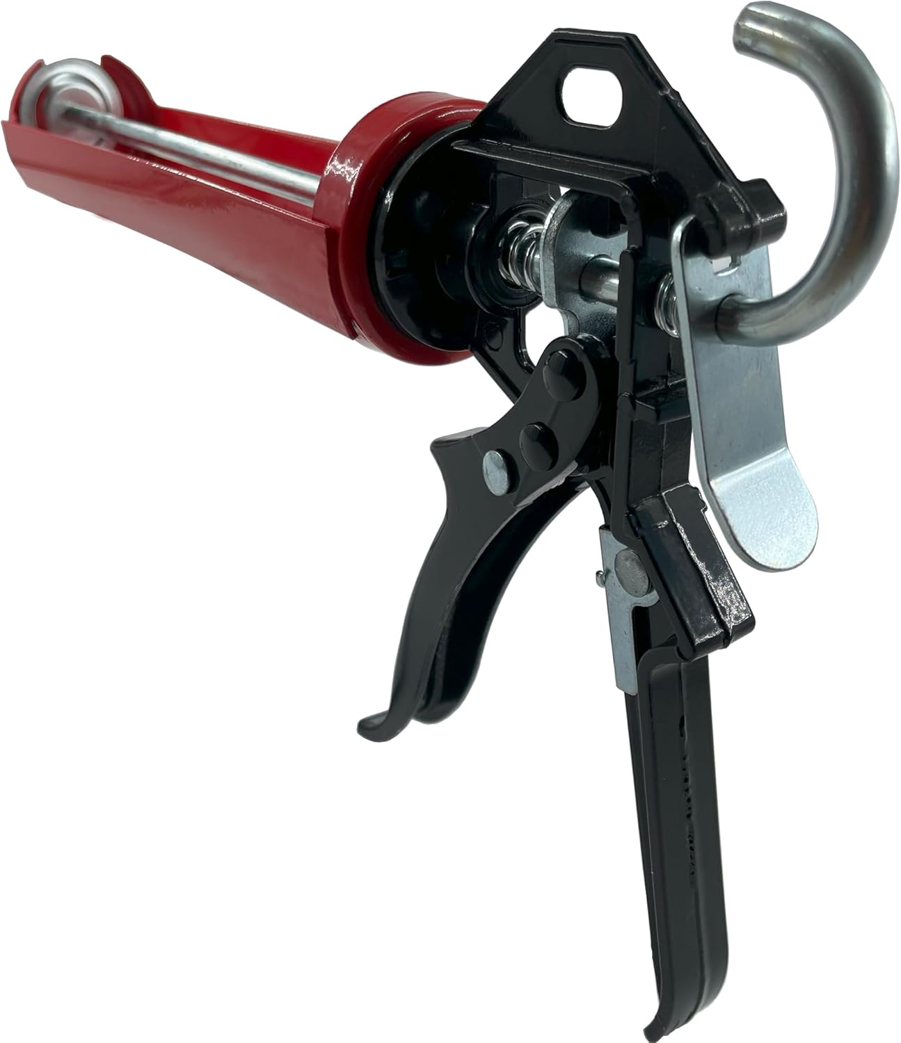 – KBX65 – Heavy Duty - 360 Swivel Barrel Caulking Gun – 26:1 Thrust – Quick Release Trigger – Dripless - 10 oz Professional Manual Caulk Gun – (9) Piece Tool Kit – Qty (2)