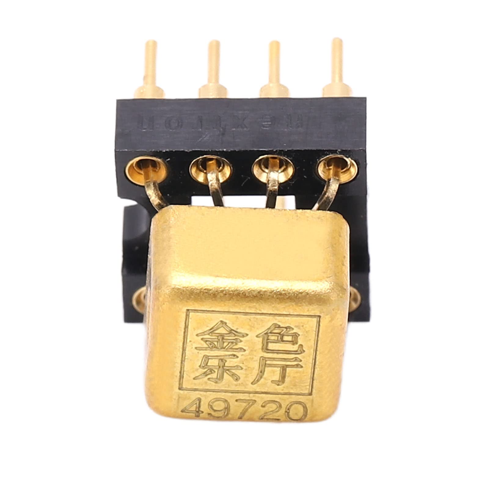 Haofy Módulo Amplificador Operacional de Doble Canal HiFi para Dispositivo de Audio, Amplificador Operacional JFET de Sonido Nítido para Audiófilos, Línea en Oro 1 Pieza Aplicable para Equipos de